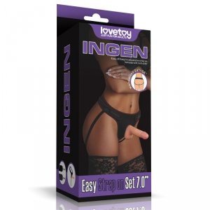 Zestaw Easy Strap-on 18cm Lovetoy