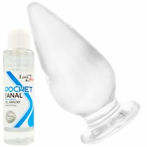 KOREK ANALNY SZKLANY ANAL PLUG PIESZCZOTY ODBYTU DLA ZAAWANSOWANYCH GRACZY