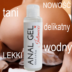 WYDAJNY TANI ŻEL ANALNY WOLNO SIĘ WCHŁANIA 100ml
