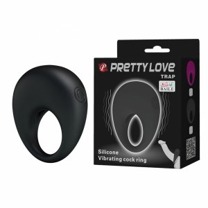Elastyczny pierścień na penisa z wibracjami 