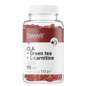 OstroVit CLA + GREEN TEA 90 cap KARNITYNA REDUKCJA