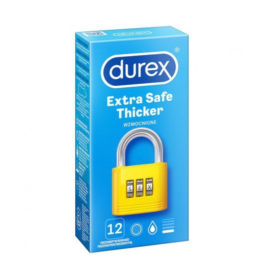 Durex Extra Safe Thicker 12szt
