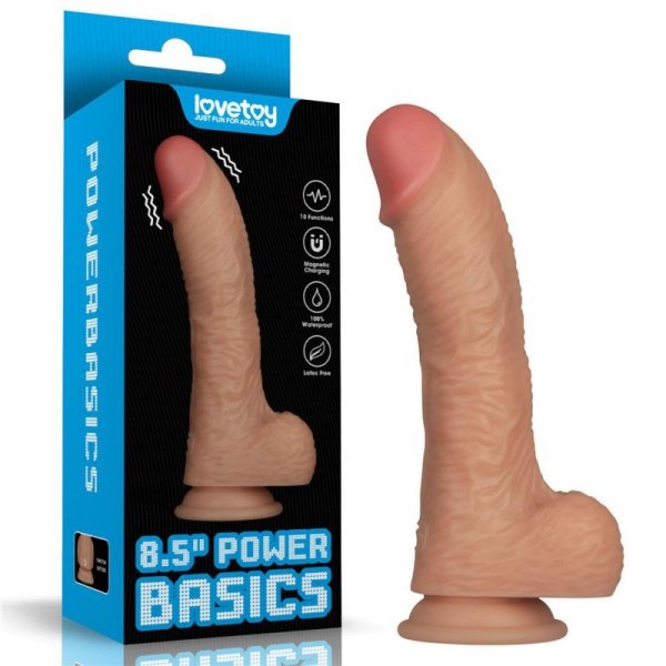 8.5&#039;&#039; Vibrating Power Basics Cock