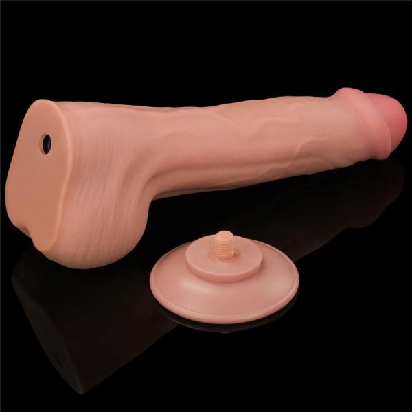 11.5&#039;&#039; King Sized Sliding Skin Dual Layer Dong