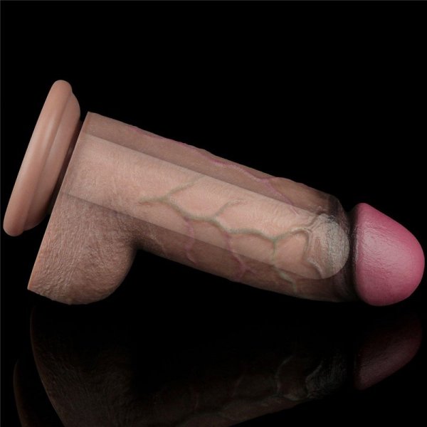 9.5&quot;&quot;&quot;&quot; Dual Layered Silicone Cock XXL