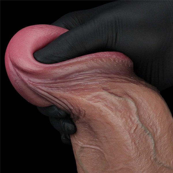 13&quot;&quot;&quot;&quot; Dual Layered Silicone Cock XXL
