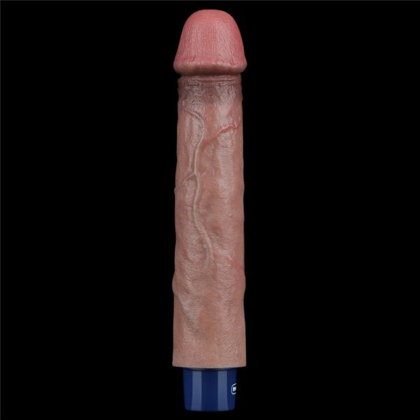 9&quot; REAL SOFTEE Rechargeable Silicone Vibrating Dildo