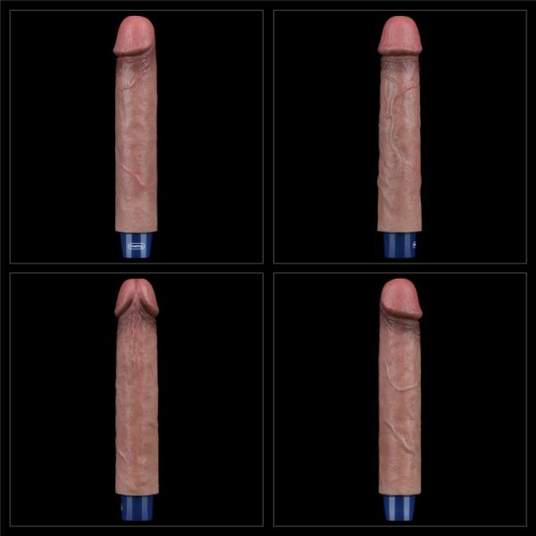 9&quot; REAL SOFTEE Rechargeable Silicone Vibrating Dildo
