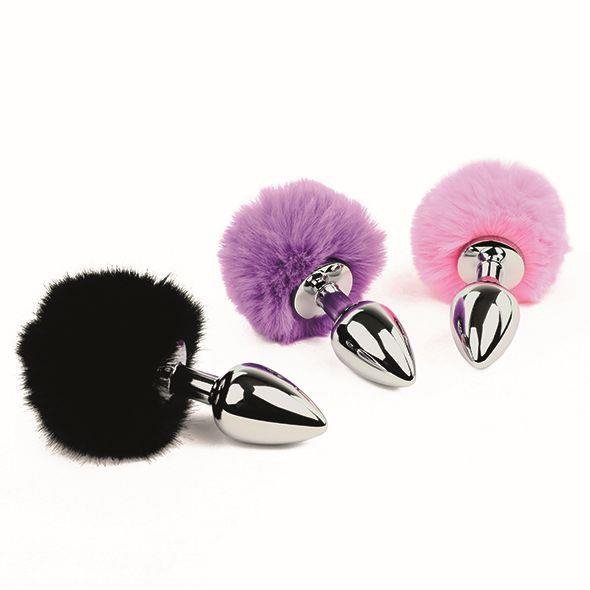 FeelzToys - Bunny Tails Butt Plug Pink