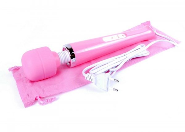 Stymulator-Magic Massager Wand Cable 110-240V Pink 10 Function