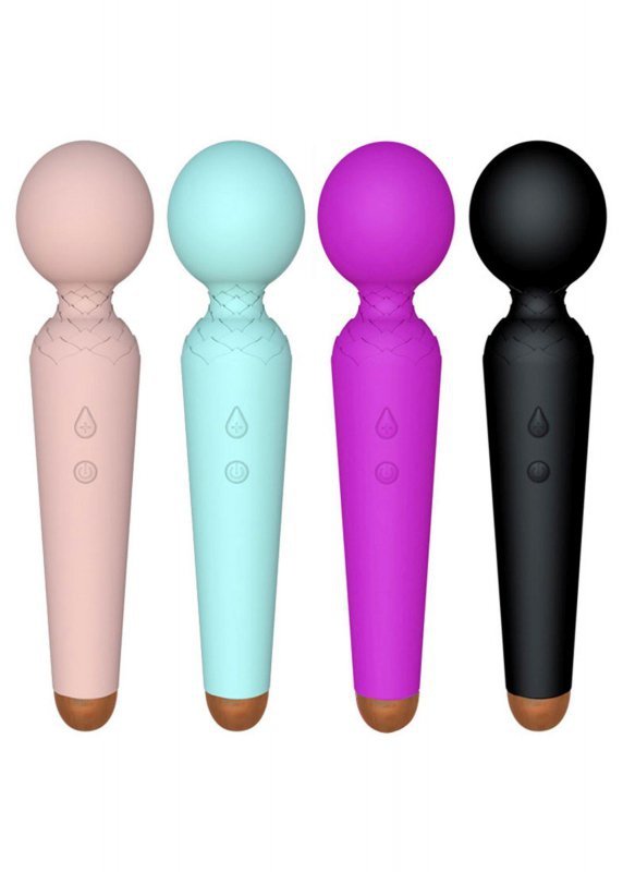 Stymulator-Rechargeable Power Wand USB 10 Functions - Flesh