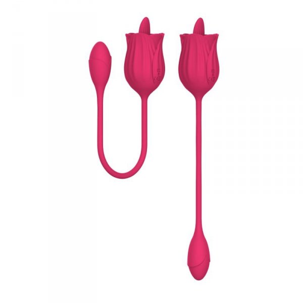 Stymulator - Licking massager with vibrating Egg USB 10 Functions