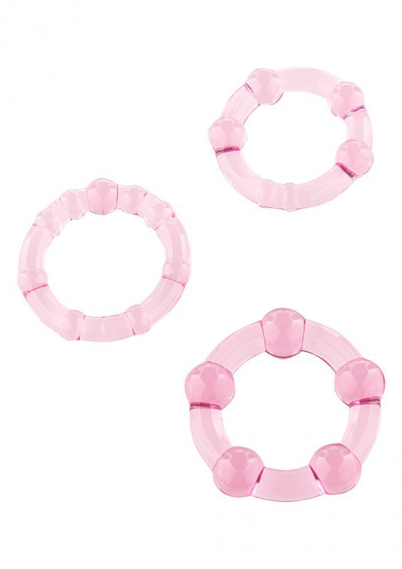 Stay Hard - Three Rings Pink