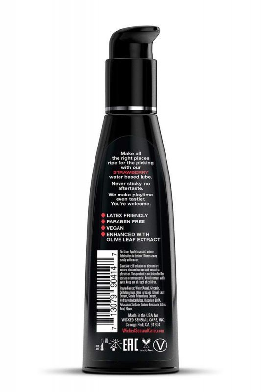 WICKED AQUA STRAWBERRY FLAVORED 120ML