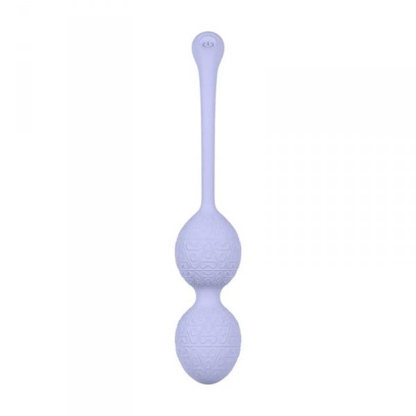 Vibrating Bead Kegel with Remote Control - Lavender