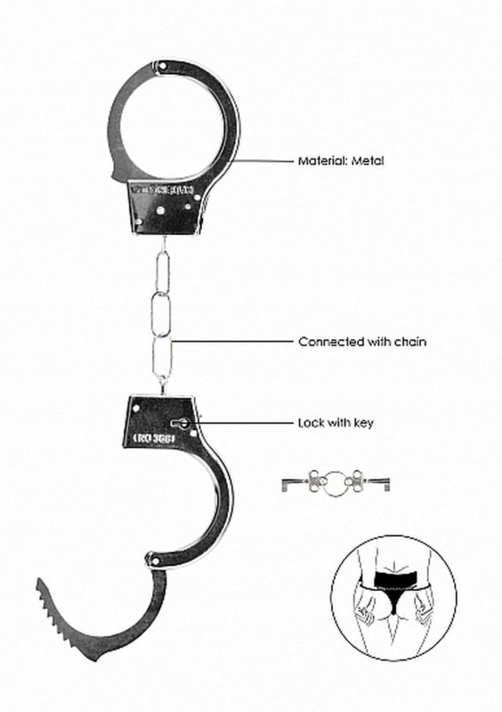 Beginner&quot;&quot;s Handcuffs - Metal