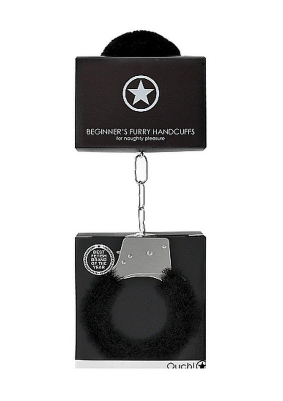 Beginner&quot;&quot;s Handcuffs Furry - Black