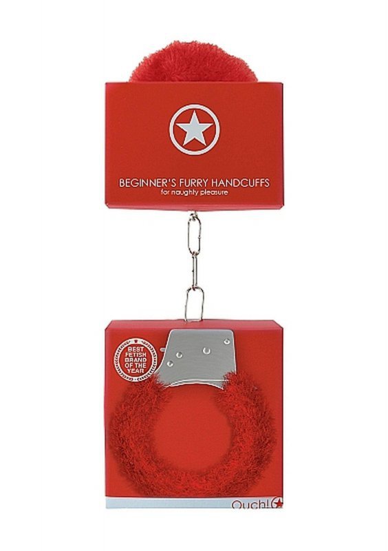 Beginner&quot;&quot;s Handcuffs Furry - Red