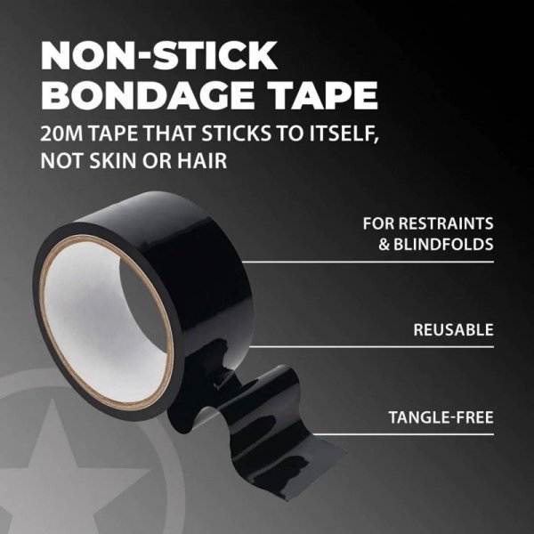 PVC Non-Stick Tape - 20 m - Black