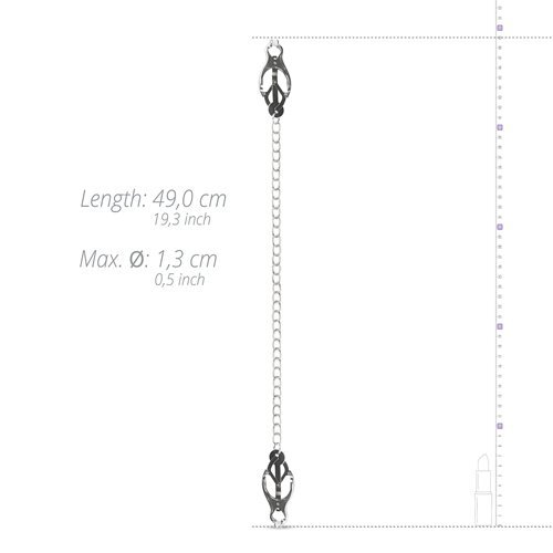 Stymulator-Japanese Clover Clamps With Chain
