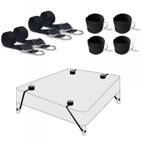 Fetish B-Series Bed Restraint Set 2.0