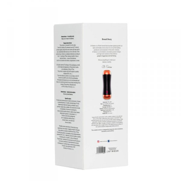 Masturbator-Vibrating Masturbation Cup USB 7 function + Interactive Function / Double Ends
