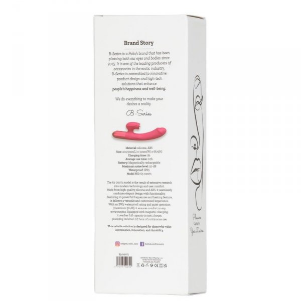 Wibrator-Silicone Vibrator USB, 10 vibration modes, Heating