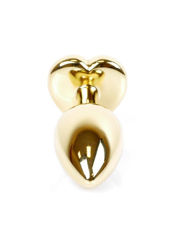 MyLove Toys - Jewellery Gold  Heart PLUG- Light Blue