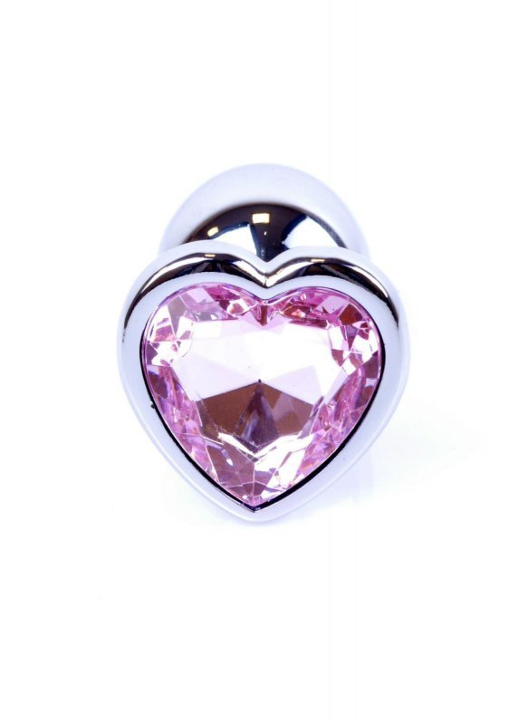 MyLove Toys - Jewellery Silver  Heart PLUG- Rose