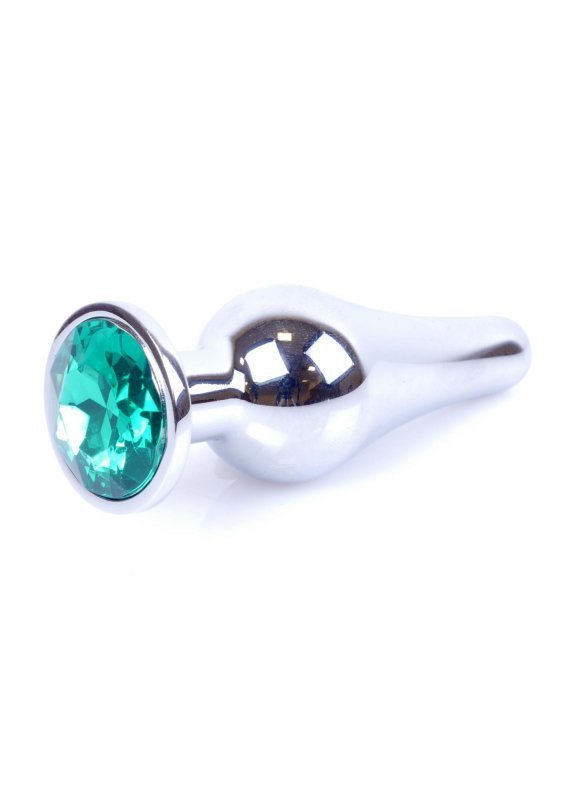MyLove Toys - Jewellery Silver BUTT PLUG- Green