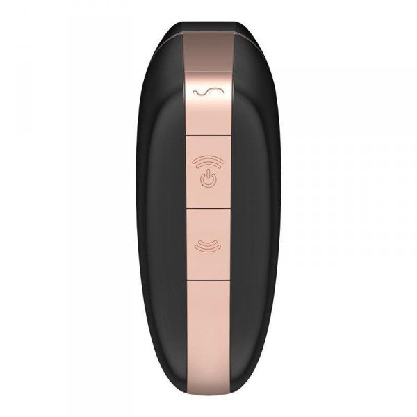 Wibrator - Love Triangle Air Pulse Stimulator + Vibration Black