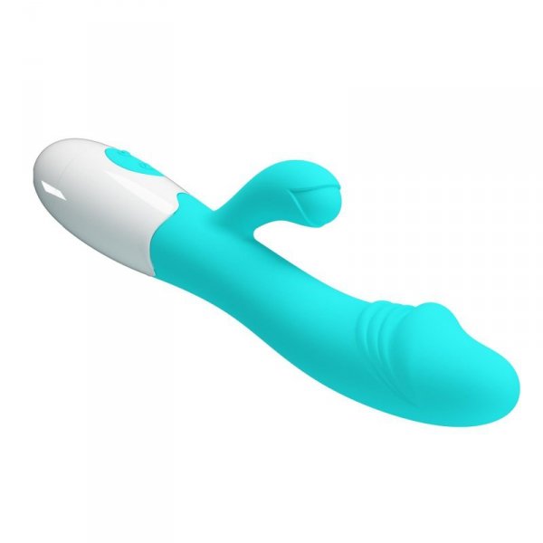 PRETTY LOVE - Snappy light blue, 30 vibration functions