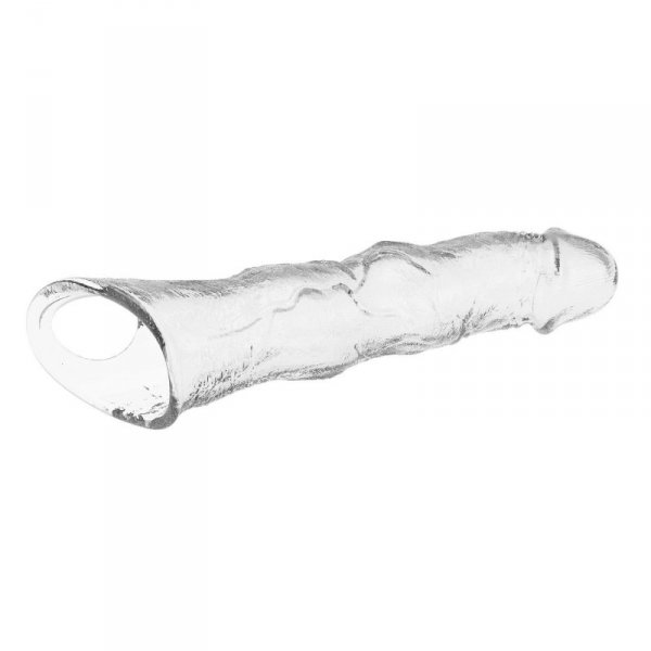 Pretty Love Extension Penis Sleeve with Modular Length Blocks Clear – 28 cm