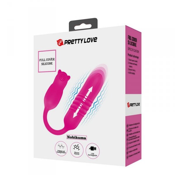 PRETTY LOVE - Nobikuma, 3 vibration functions 3 thrusting settings