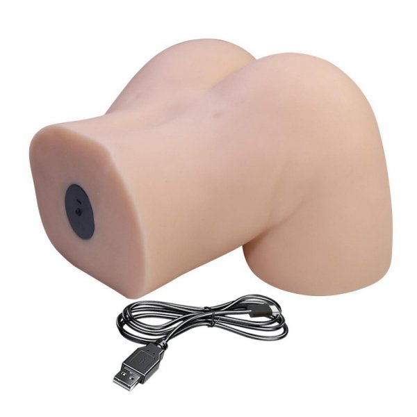 Crazy Bull Liora Vibrating Vagina & Anal Masturbator – Flesh