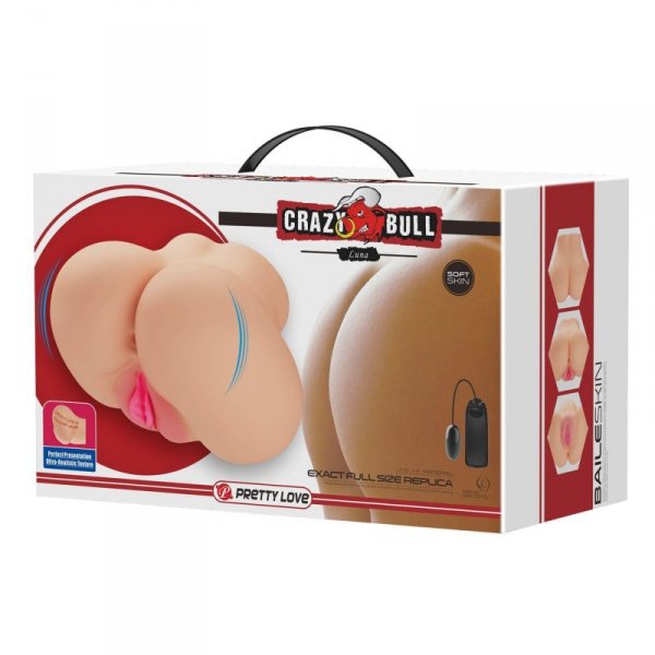 CRAZY BULL - Luna, Vibration Double holes  TPR ABS