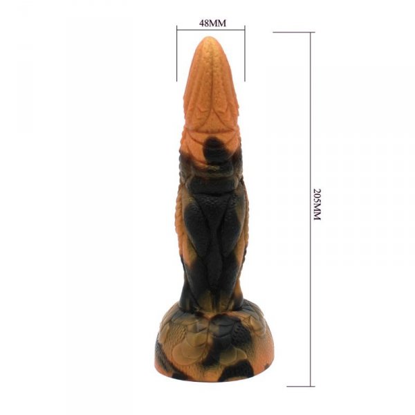Power Monsters Tyrannosaurus – 20.5 cm Rippled Monster Silicone Dildo