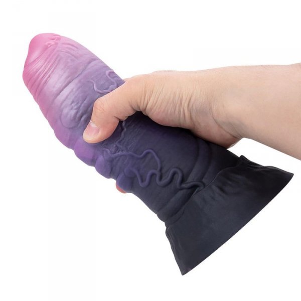 Power Monsters Dreadful Fiend – 24 cm Rippled Monster Silicone Dildo
