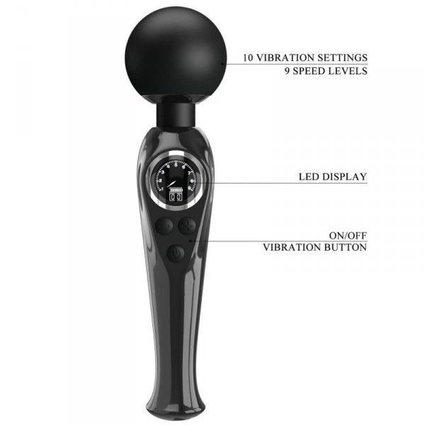 PRETTY LOVE - Skyler Black, 10 vibration functions 9 speed levels