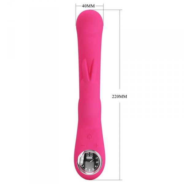 PRETTY LOVE - Lamar dark Pink, 10 vibration functions 9 speed levels