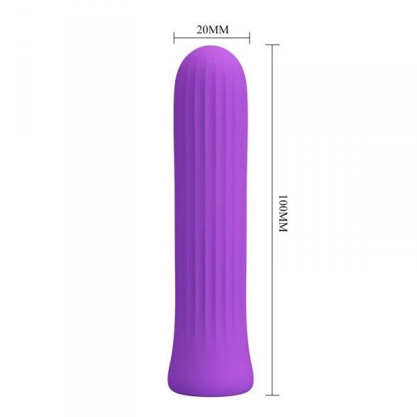 PRETTY LOVE - Blanche Dark Purple, 12 vibration functions Memory function