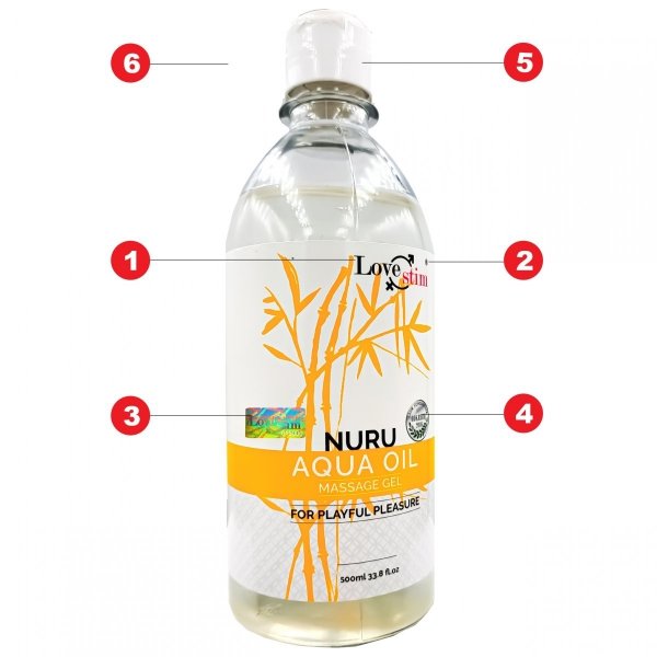  NURU AQUA OIL 500ml IDEALNY DO MASAŻU W DOMU