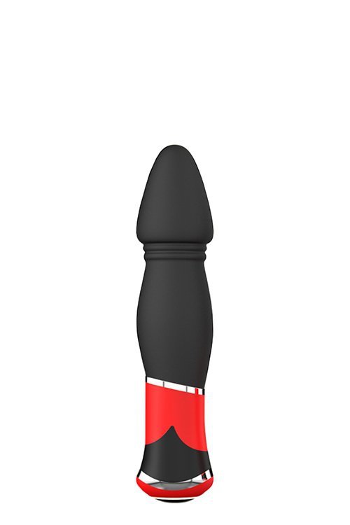 Korek analny Plug/vibr-BOOTYFUL CONED VIBE BLACK