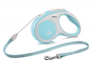 FLEXI NEW COMFORT - smycz automatyczna dla psa, jasnoniebieska S 5m LINKA [FL-2816]