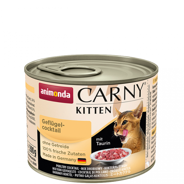 ANIMONDA Carny Kitten puszka mieszanka mięs drobiowych 200 g