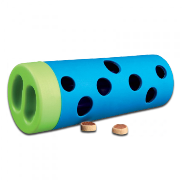 Zabawka dla psaDog Activity Snack Roll&#039;/ Rolka do przysmaków śr. 6/5×14 cm red-blue