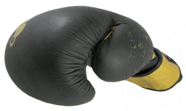 Rękawice bokserskie skórzane MASTERS - RBT-GOLD 12 oz