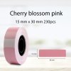 Termiczna taśma papier do etykiet MP-RL-15*30*230PT-CP Cherry Blossom Pink