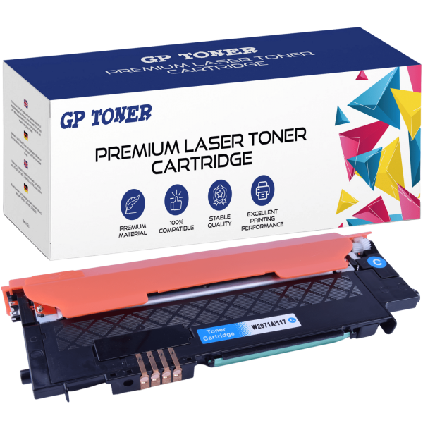 TONER DO HP COLOR 150NW MFP 178 |117A W2071A Cyan