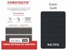 Taśma ogrodzeniowa PASKI 6 x 2,55mb CLASSIC 19cm PROTECTO™ GRAFIT + 12 klipsów GRATIS
